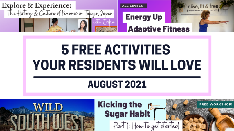 5 free activities your residents will love