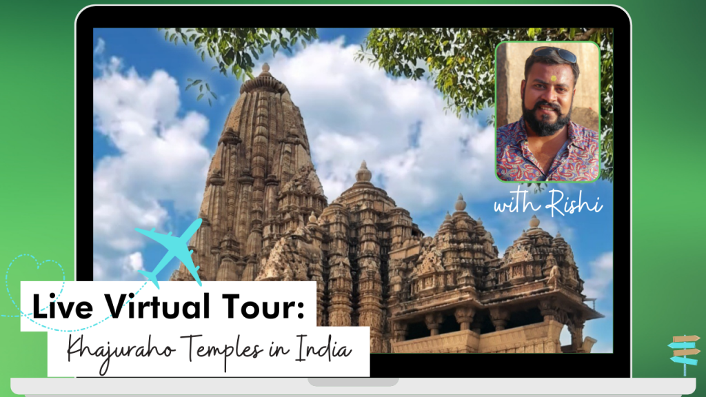 Live Virtual Tour Khajuraho Temples in India