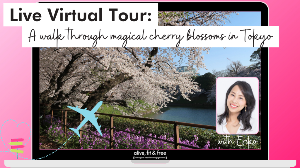 Live Virtual Tour A walk through magical cherry blossoms in Tokyo, Japan
